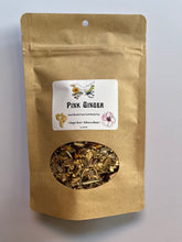 Load image into Gallery viewer, Pink Ginger-Ginger root + Hibiscus Tea Blend