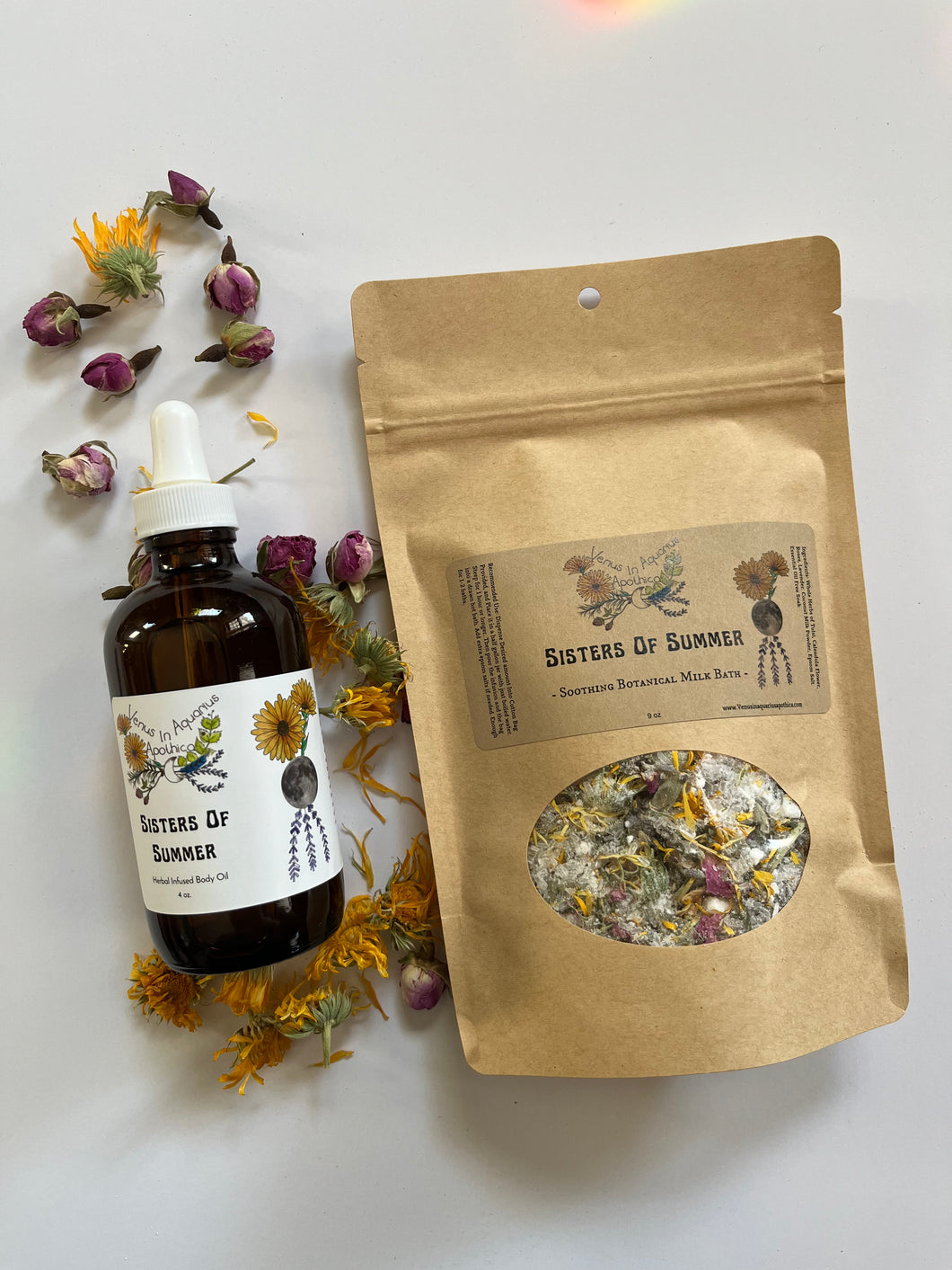 Sisters Of Summer Body Oil + Soak Set